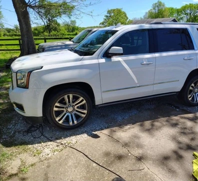 White SUV after a detail by The Detail Specialist.